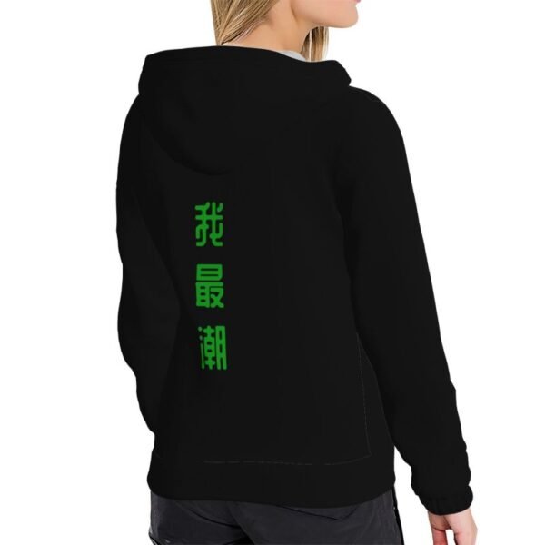 Women's printed top women's hooded sweater women's clothing