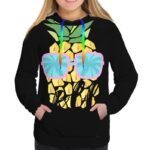 women's clothing Women's printed top women's hooded sweater