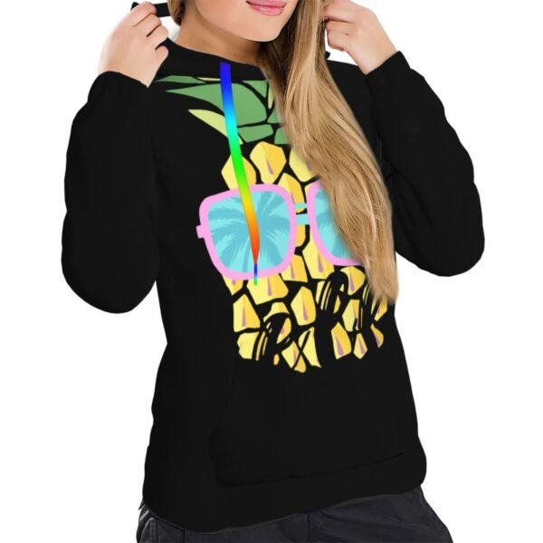 women's clothing Women's printed top women's hooded sweater
