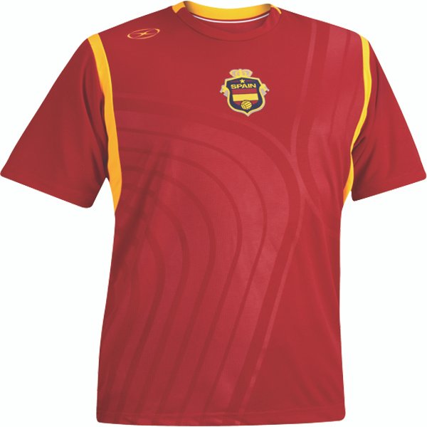 Xara Spain International Soccer Jersey - model 1086SPA
