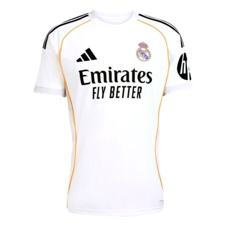 adidas Real Madrid 2025-26 Official Home Youth Soccer Jersey - model JN8887