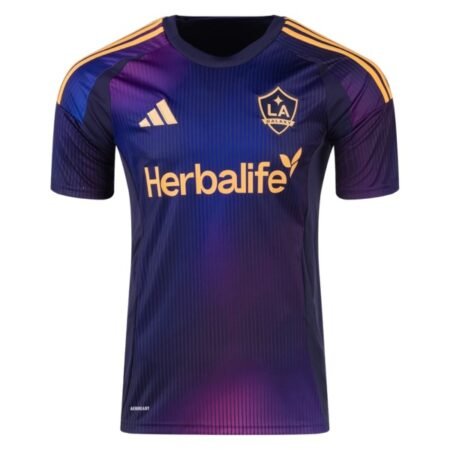adidas Los Angeles Galaxy 2025-26 Official Away Youth Soccer Jersey - model IV9855