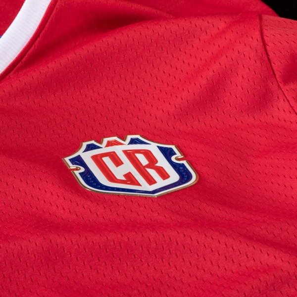 New Balance Costa Rica 2023 Official Home Soccer Jersey - model MT231540