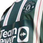 adidas Manchester United 2024 Official Away Youth Soccer Jersey - model IA7195