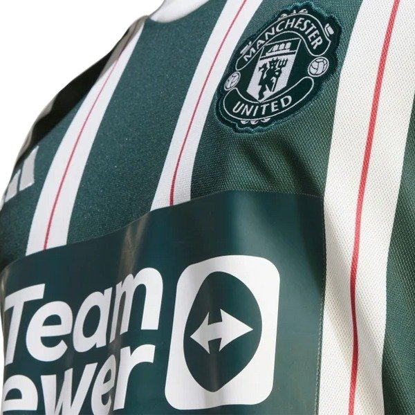 adidas Manchester United 2024 Official Away Youth Soccer Jersey - model IA7195