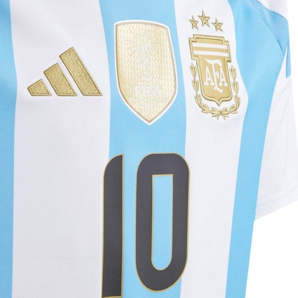 adidas Argentina 2025 Official Messi Home Soccer Jersey - model IX7790