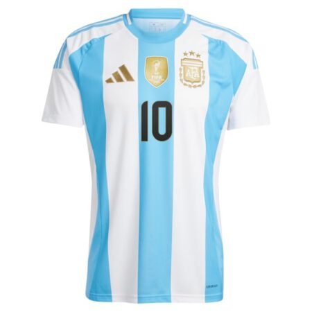 adidas Argentina 2025 Official Messi Home Soccer Jersey - model IX7790