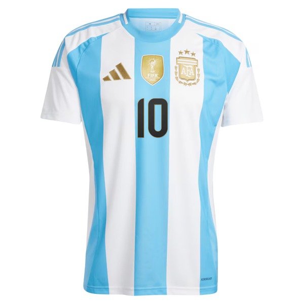 adidas Argentina 2025 Official Messi Home Soccer Jersey - model IX7790