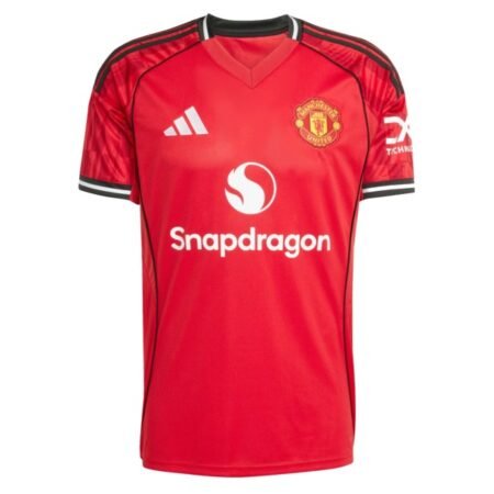 adidas Manchester United 2025-26 Official Home Soccer Jersey - model JI7428