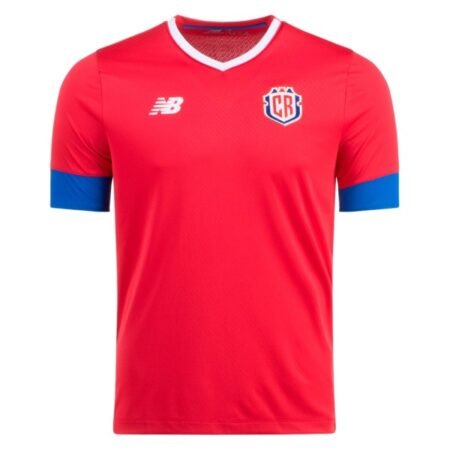 New Balance Costa Rica 2023 Official Home Soccer Jersey - model MT231540