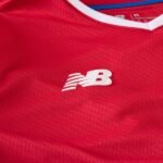 New Balance Costa Rica 2023 Official Home Soccer Jersey - model MT231540